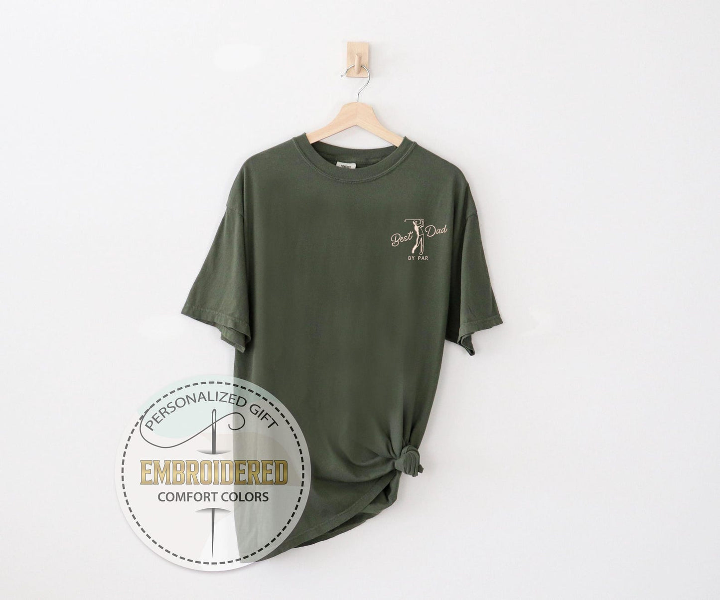Embroidery Best Dad By Par Shirt