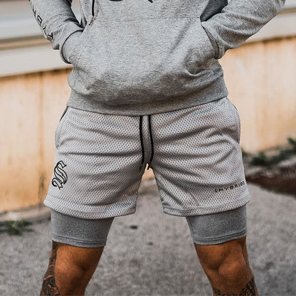 Sports Double Layer Shorts For Men