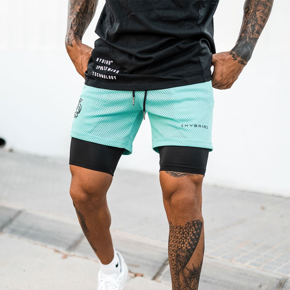 Sports Double Layer Shorts For Men