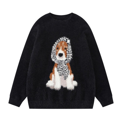 Crewneck Sweater Loose Casual Versatile Couple Top