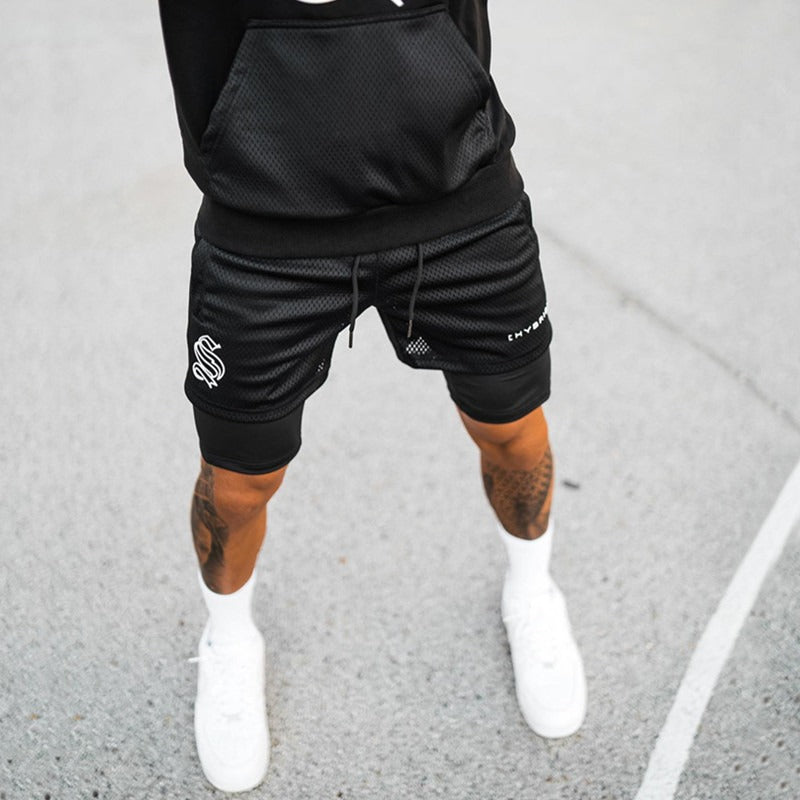 Sports Double Layer Shorts For Men