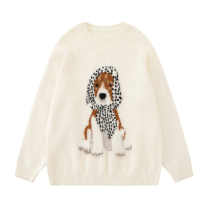 Crewneck Sweater Loose Casual Versatile Couple Top