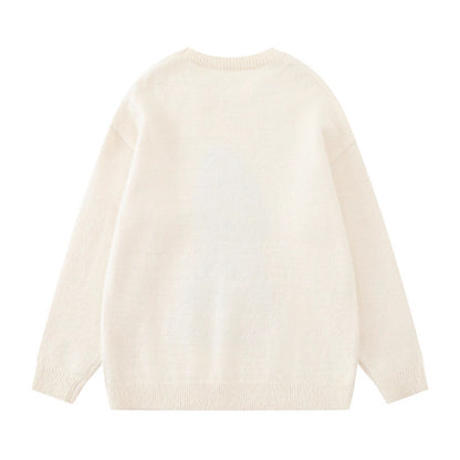 Crewneck Sweater Loose Casual Versatile Couple Top