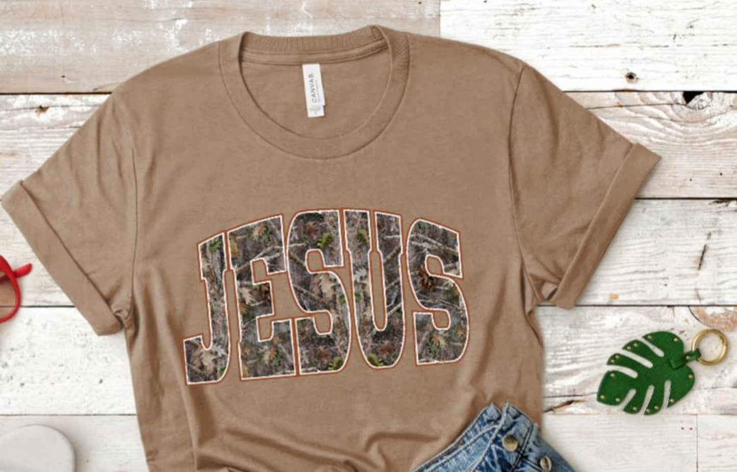 Jesus camo shirt