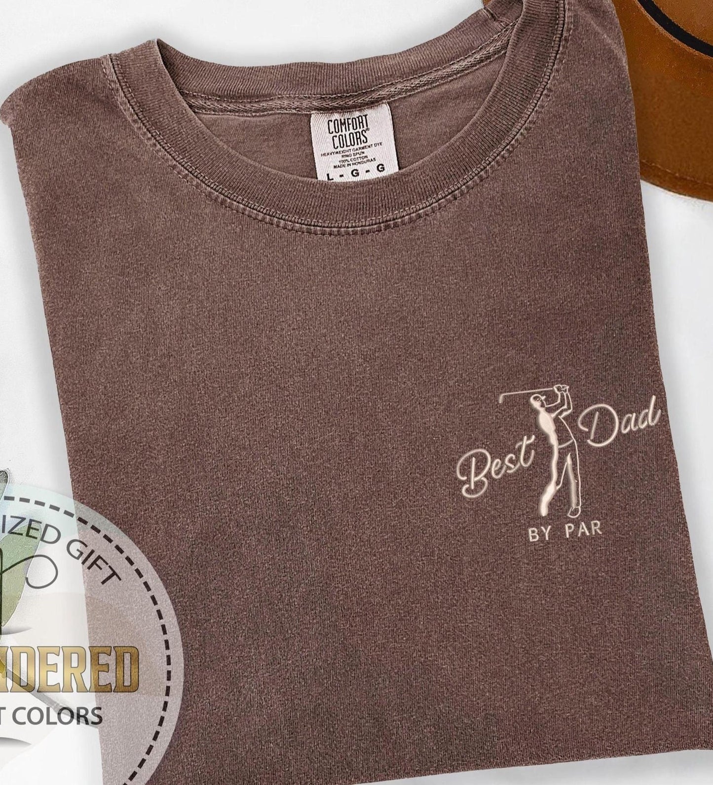 Embroidery Best Dad By Par Shirt