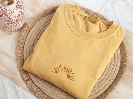 Embroidered Sun T-shirt