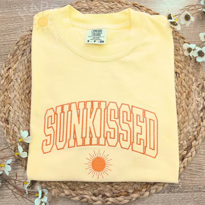 Sunkissed Embroidered Comfort Colors Shirt